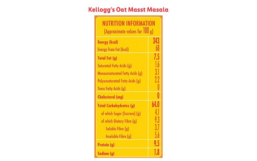 Kellogg's Oats Masst Masala    Box  500 grams
